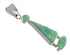 Turquoise Inlay And Silver Southwest Pendant RX54544